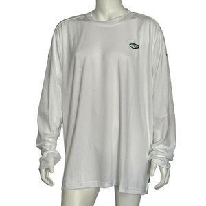 🔧Men's T-Shirt Size 3XL New York Jets NFL Nike White Performance Long Sleeve